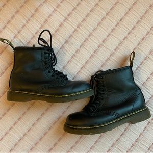 Dr. Martens Toddler 1460 Softy T Leather Lace Up Boots